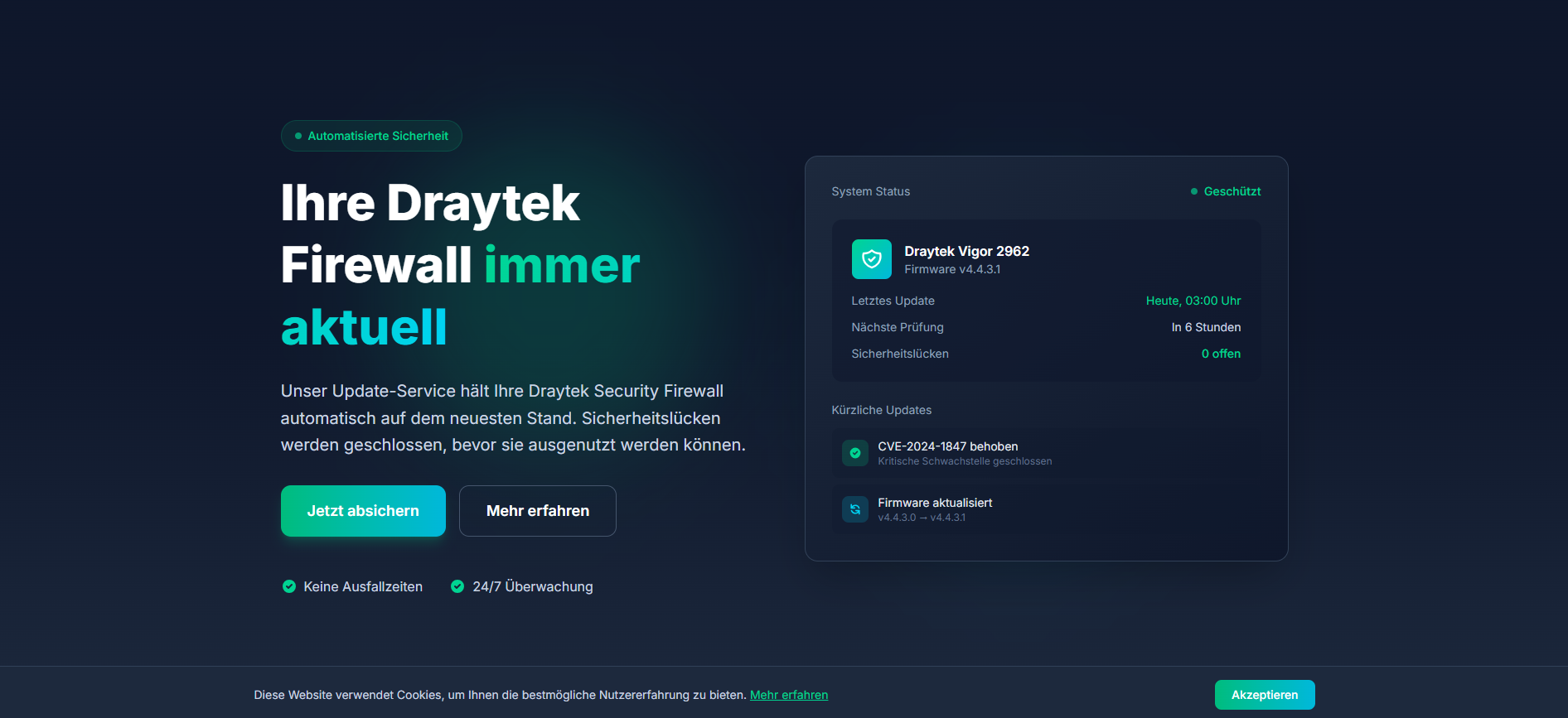 Draytek Update Service