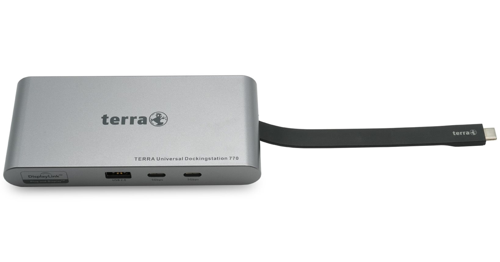 TERRA MOBILE Dockingstation 770 USB-C Dual Display Dockingstation mit Dual Display für unterwegs!